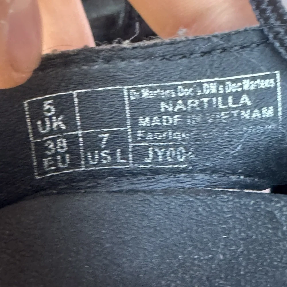 Size 7 - Dr. Martens Nartilla Platform Black Gladiator Sandals Women's - Picture 7 of 8